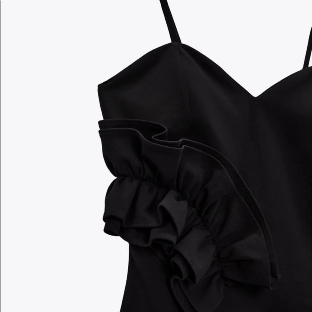 ZARA RUFFLED‎ BODYSUIT